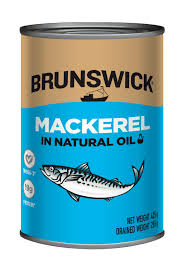 Brunswick Mackerel in Natural Oil 425g