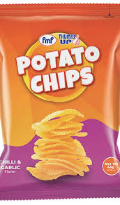 FMF Thumbs up Chilli Garlic Potato Chips 150g