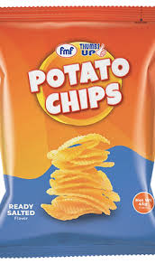 FMF Thumbs up Ready Salted Potato Chips 150g