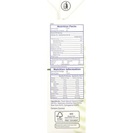 Kara UHT Coconut Cream 1L